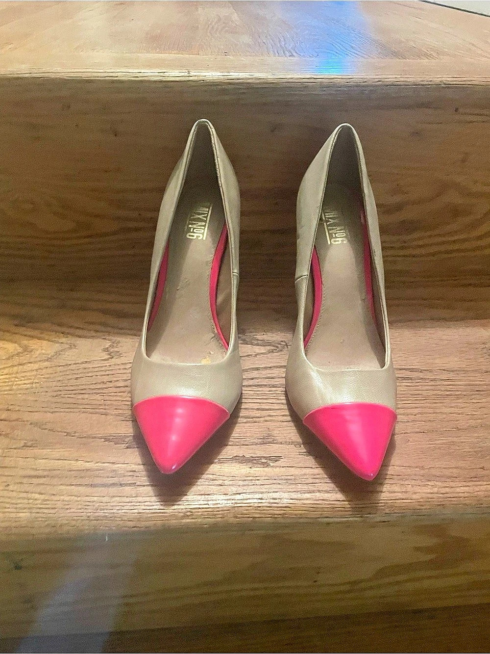 Nine West MAYANS Pointed Toe Colorblock Heels